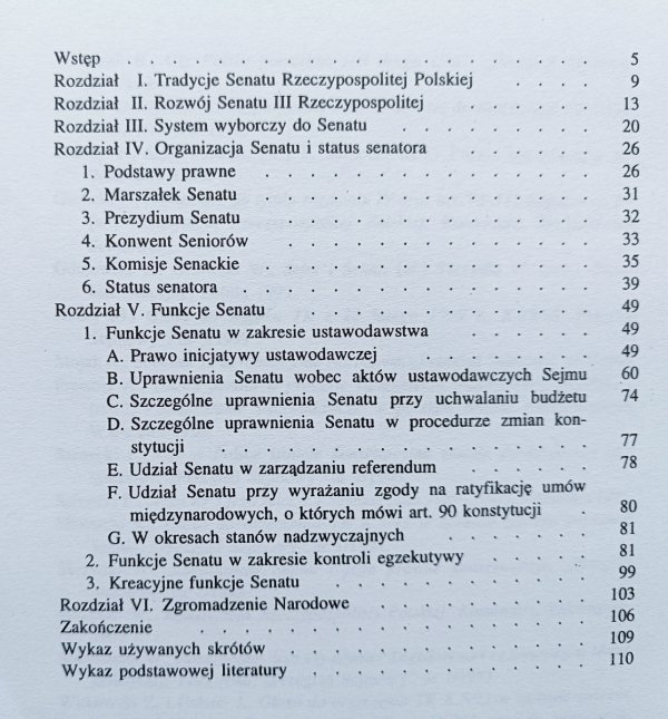 Paweł Sarnecki Senat RP a Sejm i Zgromadzenie Narodowe