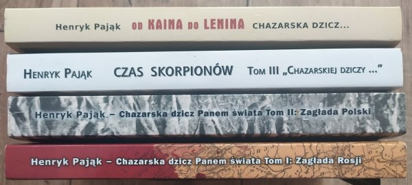 Henryk Pająk Chazarska dzicz panem świata [komplet]