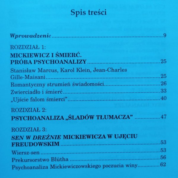 Marek Lubański Krytyka literacka i psychoanaliza