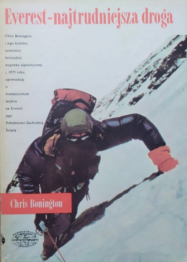 Chris Bonington Everest - najtrudniejsza droga