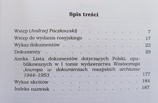 Polska w dokumentach z archiwów rosyjskich 1949-1953