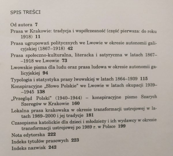 Jerzy Jarowiecki Studia nad prasą polską XIX i XX wieku tom 2