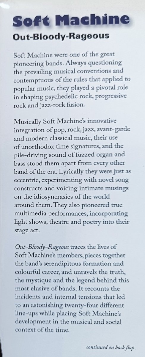 Graham Bennett Soft Machine: Out-Bloody-Rageous