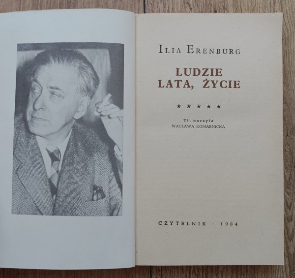 Ilja Erenburg Ludzie, lata, życie