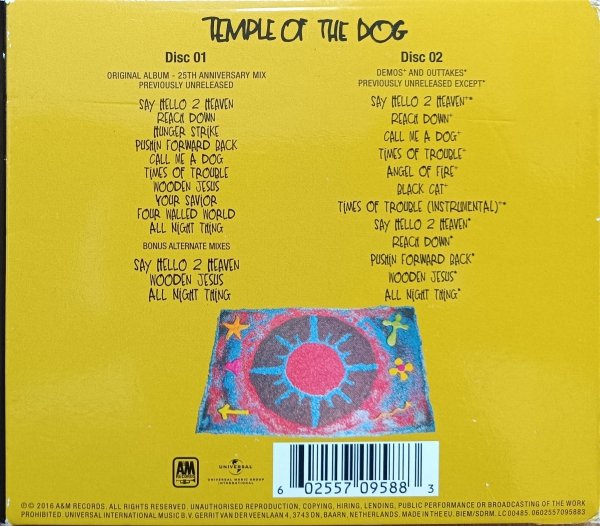 Temple of the Dog / 25th Anniversary 2CD