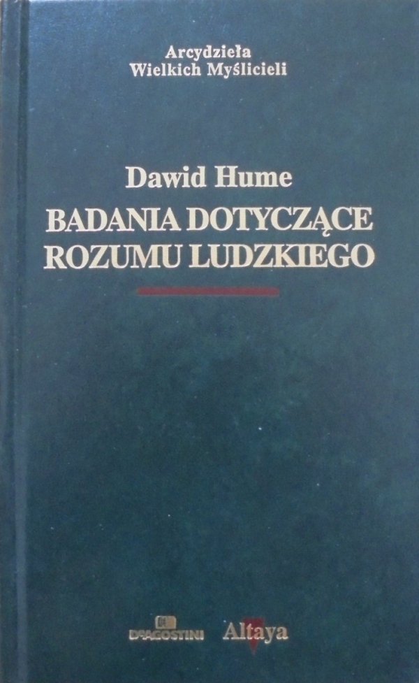 Dawid Hume Badania dotyczące rozumu ludzkiego