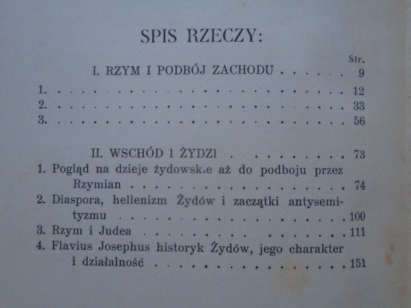 Kazimierz Morawski • Rzym i narody. Podbój Zachodu. Wschód i Żydzi