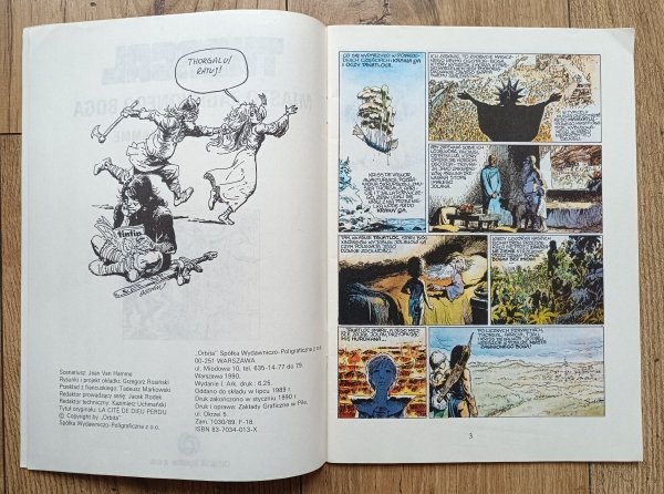 Rosiński, Van Hamme Thorgal: Miasto Zaginionego Boga / wydanie 1