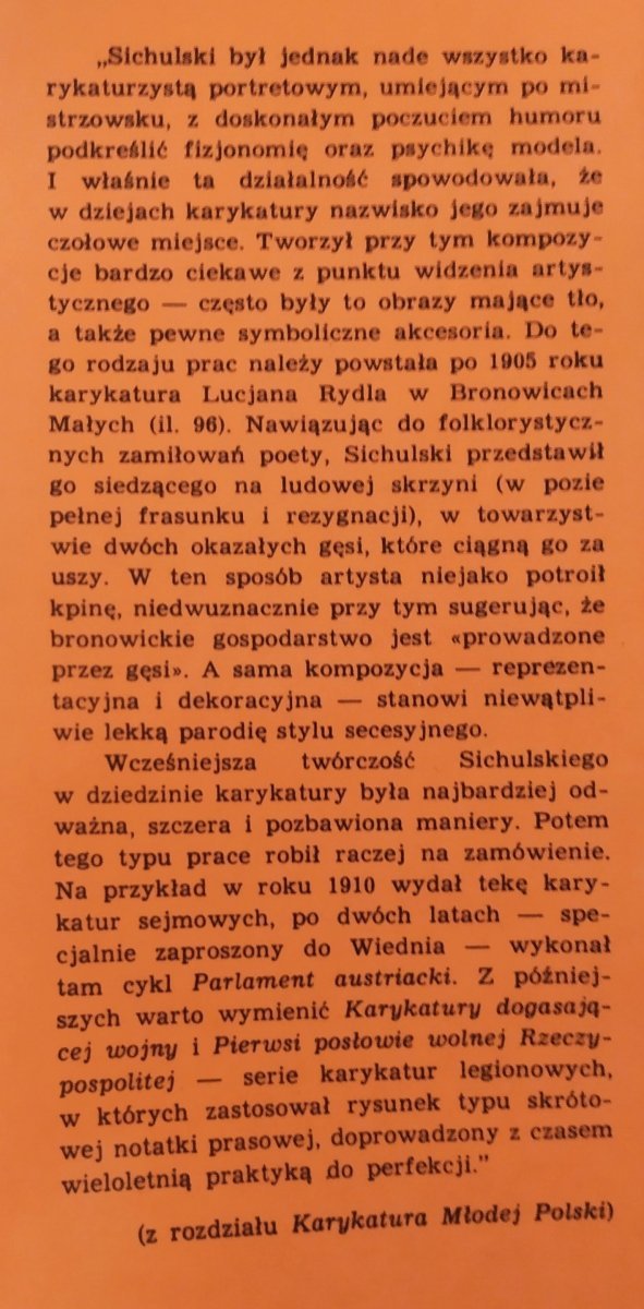 Hanna Górska, Eryk Lipiński Z dziejów karykatury polskiej