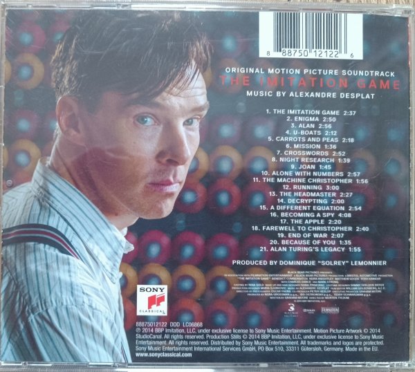 Alexandre Desplat The Imitation Game CD