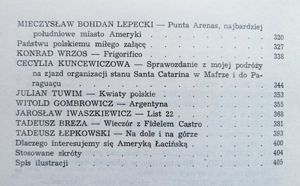 Ameryka Łacińska w relacjach Polaków