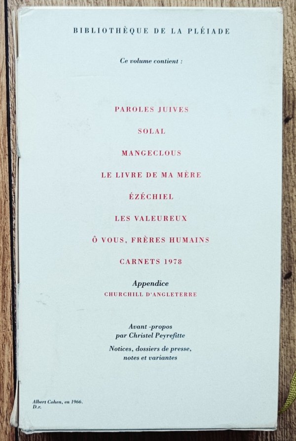 Albert Cohen Oeuvres