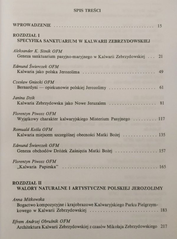 Kalwaria Zebrzydowska. Polska Jerozolima skarbem kościoła i narodu polskiego