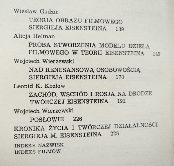 Eisenstein - artysta myśliciel