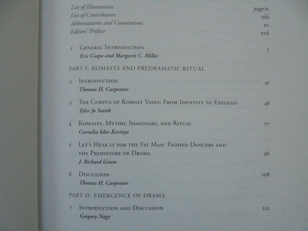 Eric Csapo, Margaret Miller • The Origins of Theater in Ancient Greece and Beyond. From Ritual to Drama