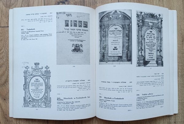 Judaica. Rare Books, Manuscripts and Historical Documents: Exhibition &amp; Auction Jerusalem 1987