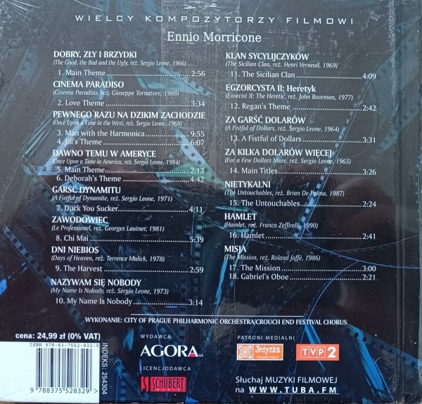 Ennio Morricone / Wielcy Kompozytorzy Filmowi CD