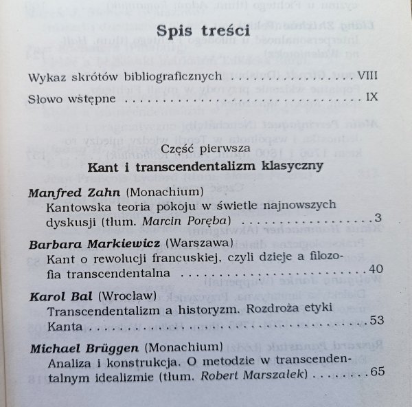 Filozofia transcendentalna a dialektyka