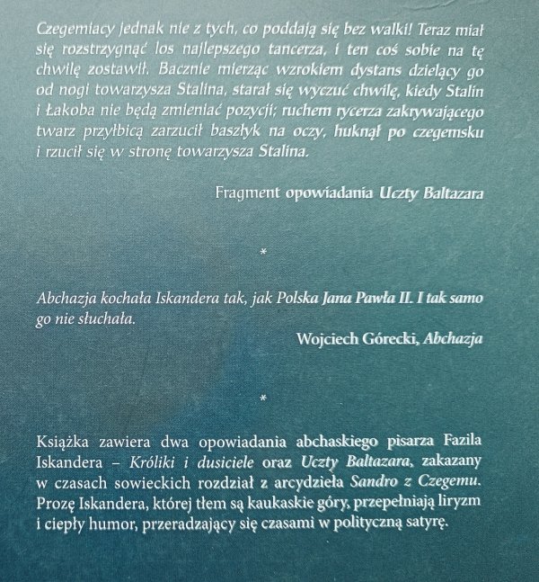 Fazil Iskander Uczty Baltazara
