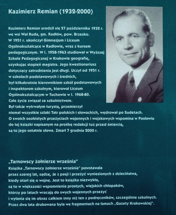 Kazimierz Remian Tarnowscy żołnierze Września