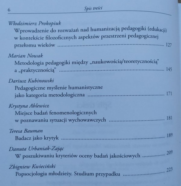 Metodologia pedagogiki zorientowanej humanistycznie