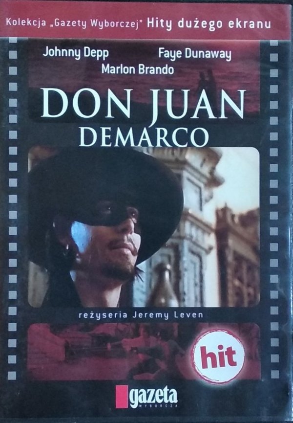  Jeremy Leven • Don Juan DeMarco • DVD