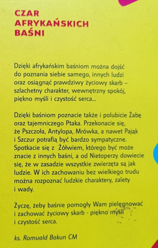 Romuald Bakun Zwierzęta jak ludzie. Czar afrykańskich baśni
