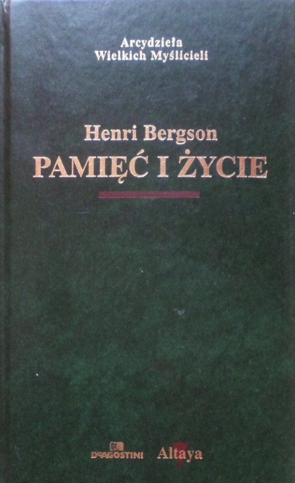 Henri Bergson • Pamięć i życie  [zdobiona oprawa]