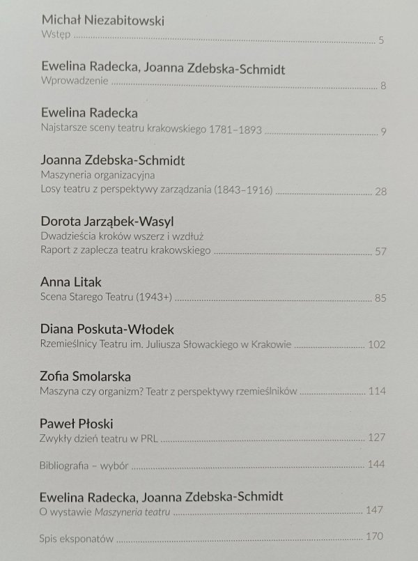 Maszyneria teatru / katalog wystawy