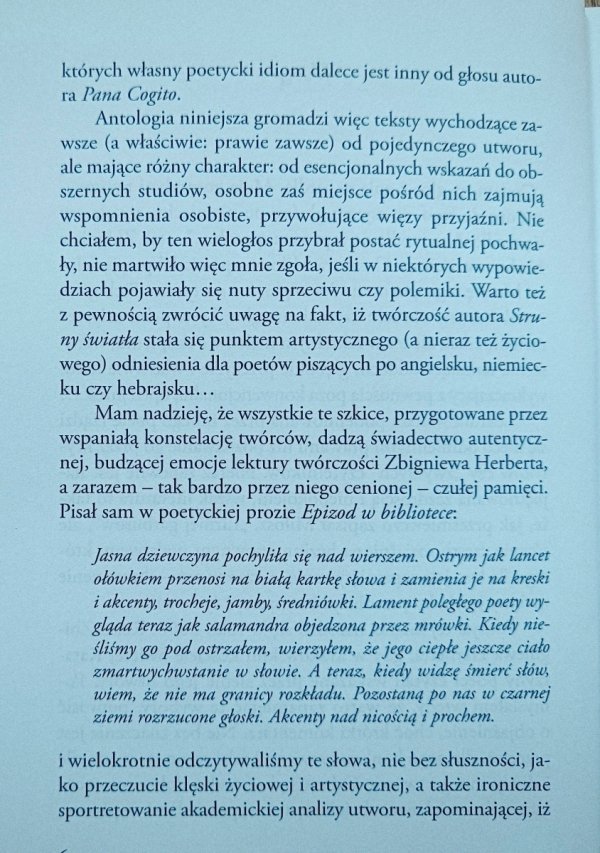 Poeci czytają Herberta