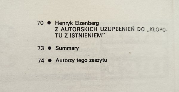 Znak Idee 3. Henryk Elzenberg i mistyka