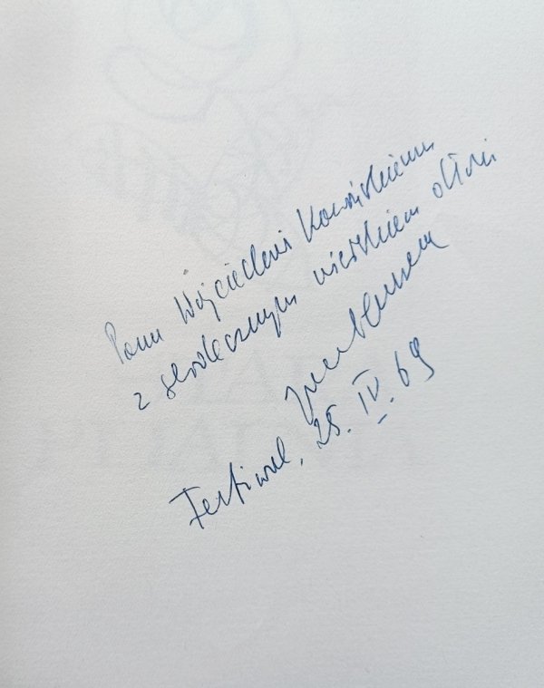 Jan Huszcza Stara pijalnia [dedykacja autorska]