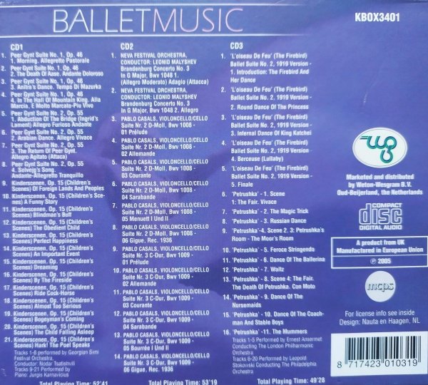 różni wykonawcy Ballet Music 3CD