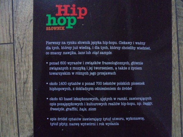 Piotr Fliciński, Stanisław Wójtowicz • Hip-hop słownik