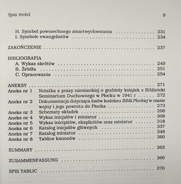 Ryszard Knapiński Iluminacje romańskiej Biblii Płockiej