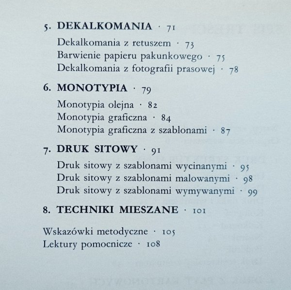 Techniki graficzne. Powielanie i odbijanie