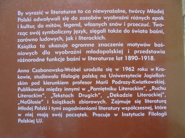 Anna Czabanowska-Wróbel • Baśń w literaturze Młodej Polski