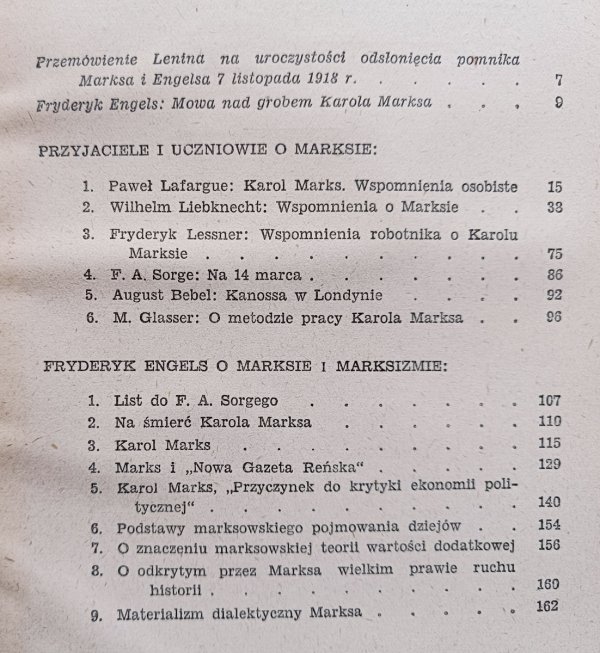 O Karolu Marksie. Zbiór wspomnień i artykułów