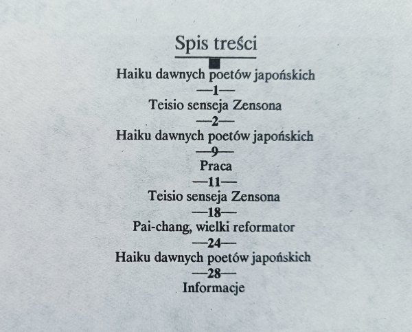 Droga Zen 2/1990 / Haiku