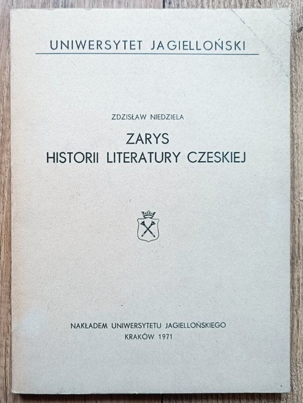 Zdzisław Niedziela Zarys historii literatury czeskiej