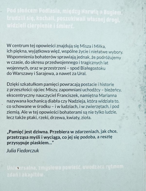 Julia Fiedorczuk Pod słońcem