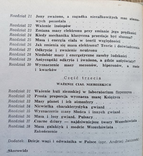 Fridrich S. Zawielski Masa w fizycznym obrazie świata