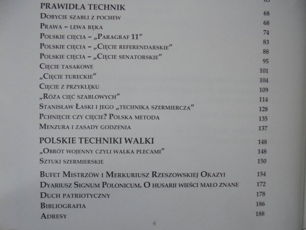 Zbigniew Sawicki • Traktat szermierczy o sztuce walki polską szablą husarską część druga