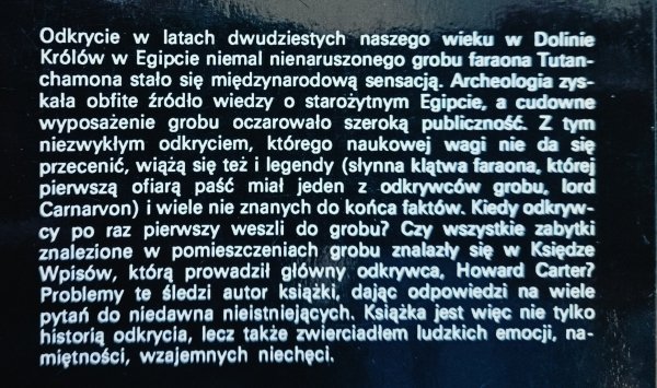 Thomas Hoving Tutanchamon. Za kulisami odkrycia 