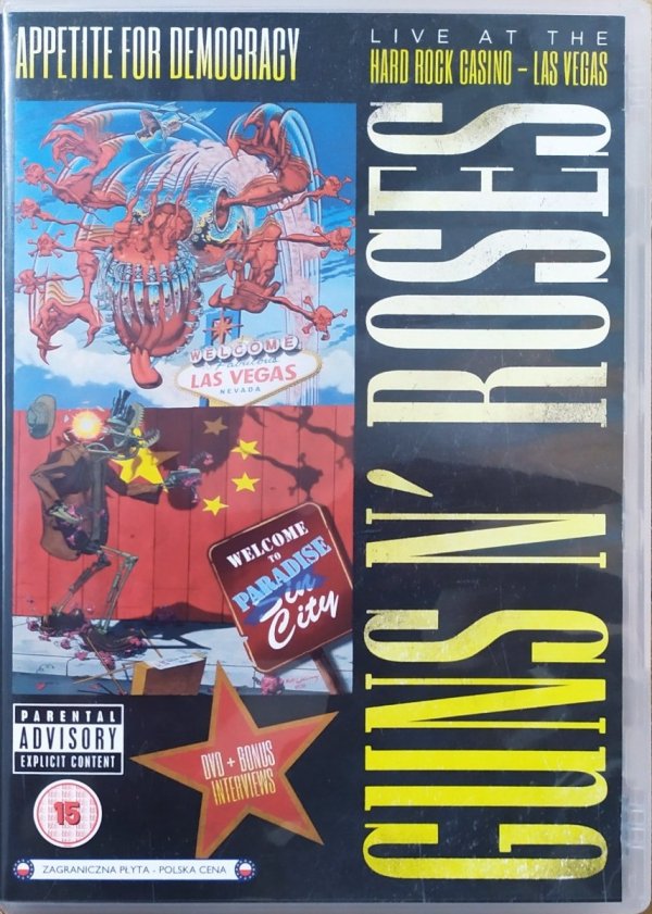 Guns n' Roses Appetite For Democracy: Live At The Hard Rock Casino - Las Vegas DVD PL