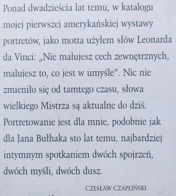 Czesław Czapliński Fotografia portretowa