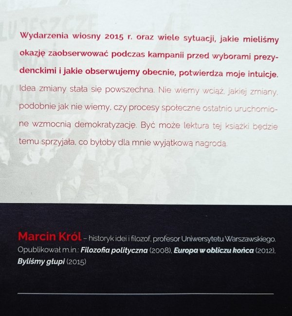 Marcin Król Pora na demokrację