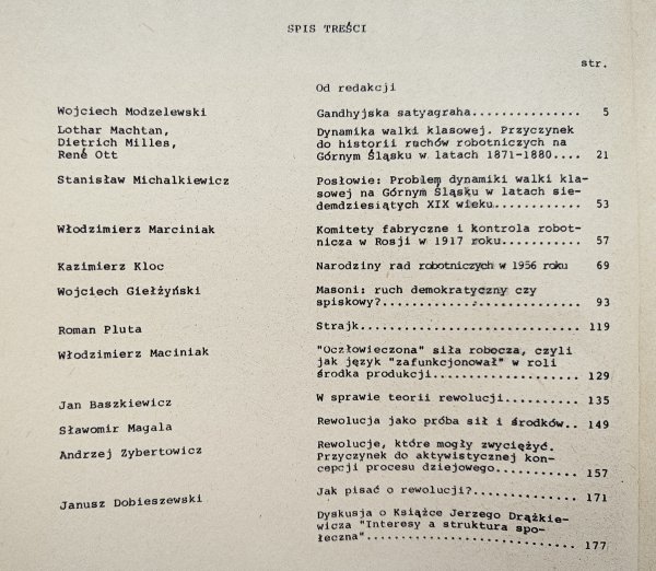 Colloquia Communia 6 (11) 1983 / Rewolucja, strajki