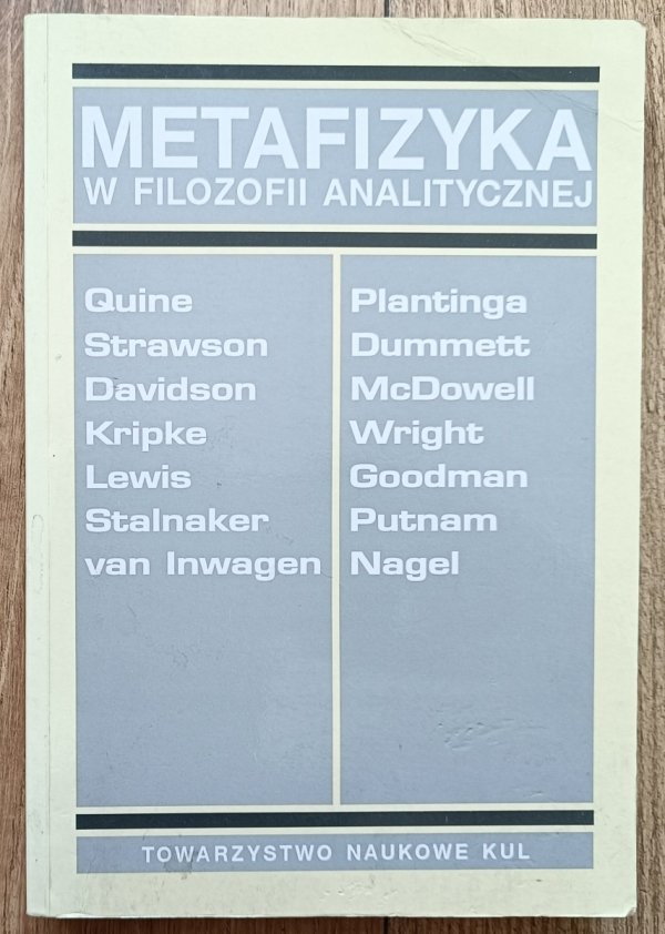 Metafizyka w filozofii analitycznej