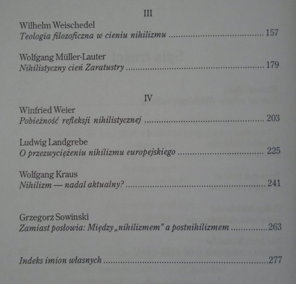 red. Grzegorz Sowiński • Wokół nihilizmu [Holderlin, Hebbel, Nietzsche]